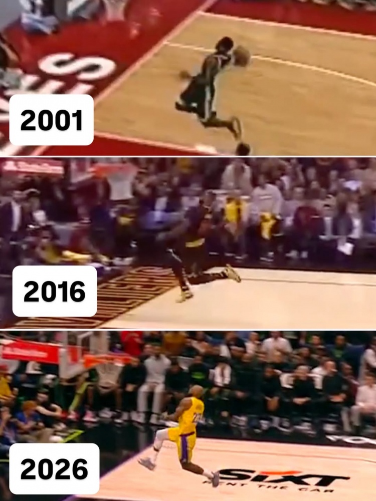 开云官网-詹姆斯评不同年代自己大风车扣篮：除了飞机编号 什么都没有改变